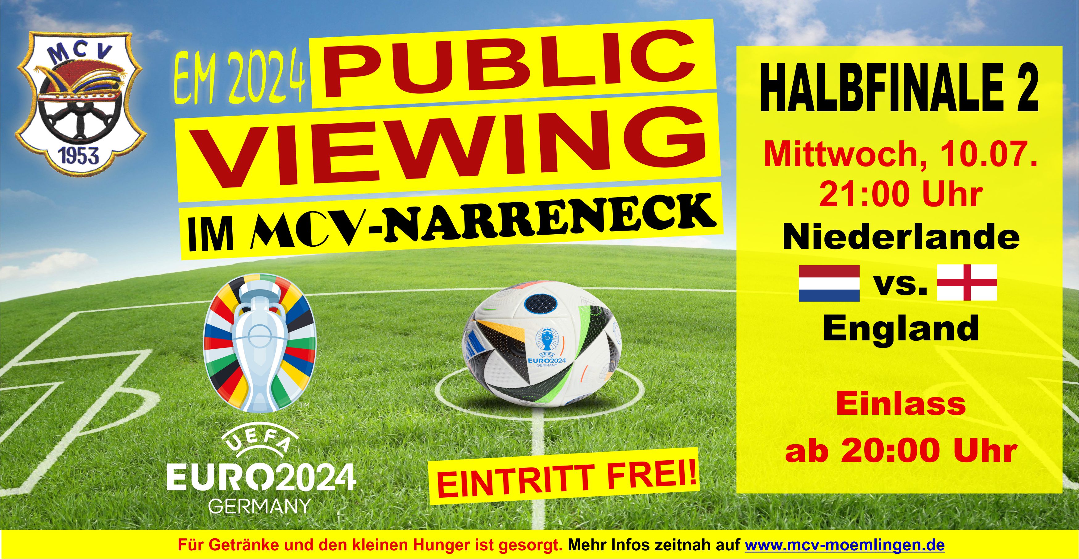 Public Viewing Halbfinale 2